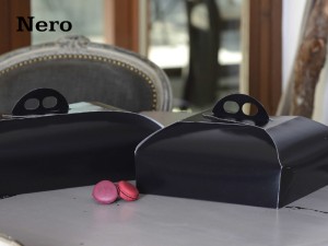 SCATOLE PORTA TORTE NERO